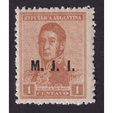 ARGENTINA SERVICIO OFICIAL GJ 387 ESTAMPILLA NUEVA MINT U$  1,35